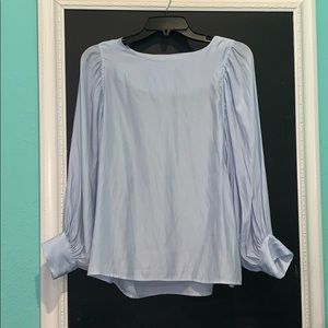 Classy sky blue blouse!